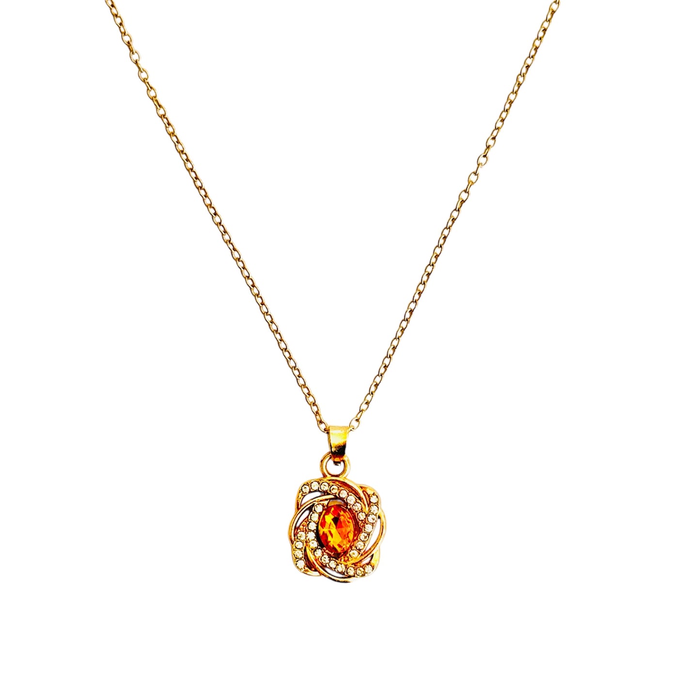 Iliad Necklace Gold Tone