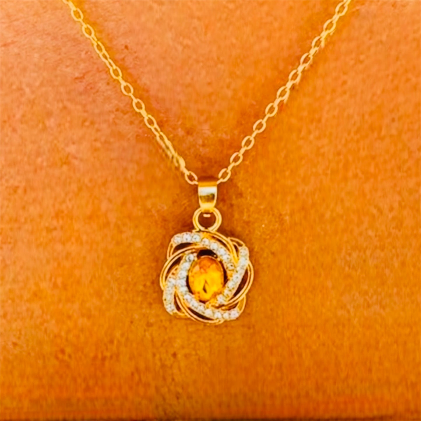 Iliad Necklace Gold Tone